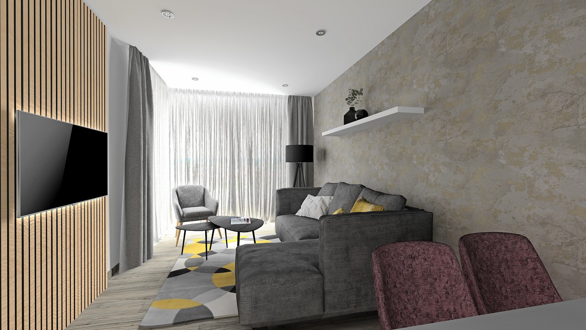 Balaton apartman nappali